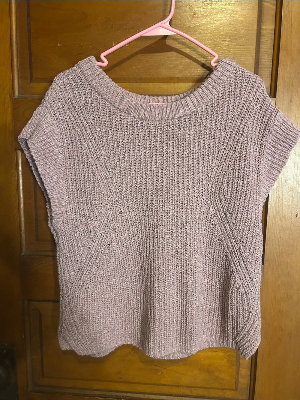 Old Navy Mountain Dusk Knit Sleeveless Crewneck Sweater oversized small